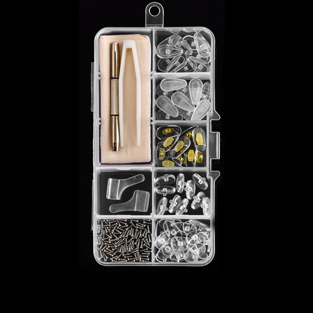 Antiskid Precision Screw Sets Silicone Glasses Repair Tools Eyeglass Repair Kit  Repair Accessories