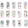 Unisex 3D Dream Catcher Waterproof Temporary Flash Tattoo Sticker Body Art Decal