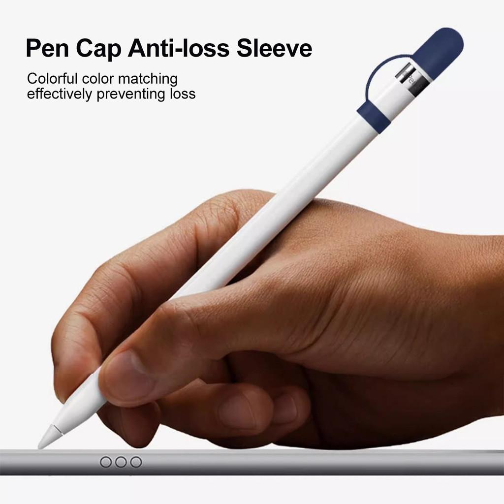 FONKEN 4/2/1PCS Anti-lost Pencil Cap Protective Cover for Aple iPencil 1st Gen Soft Silicone Stylus Pen Protector Holder