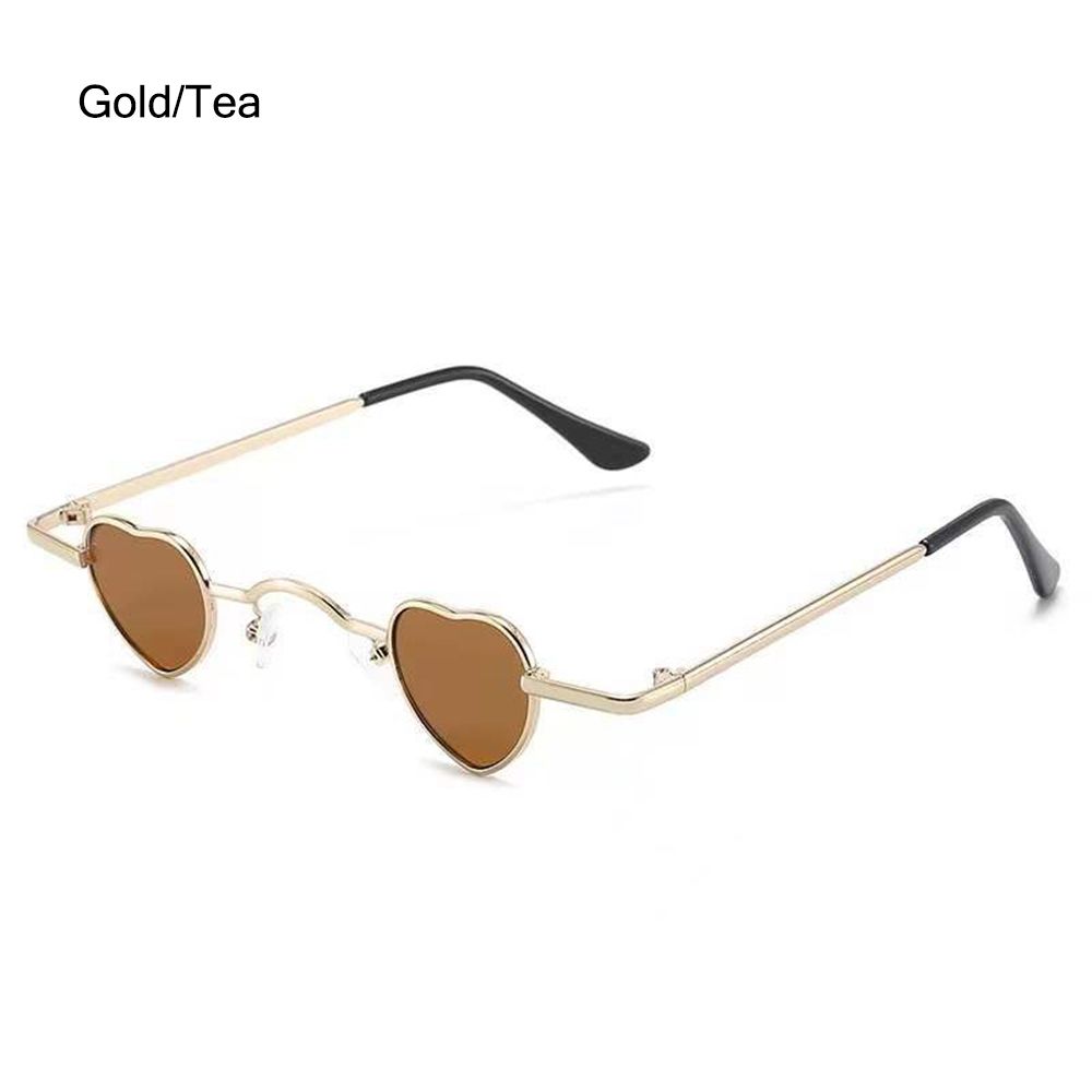 Retro Candy Color Punk Hip Hop Heart-Shaped Sunglasses Ultra-small Sun Glasses Shades
