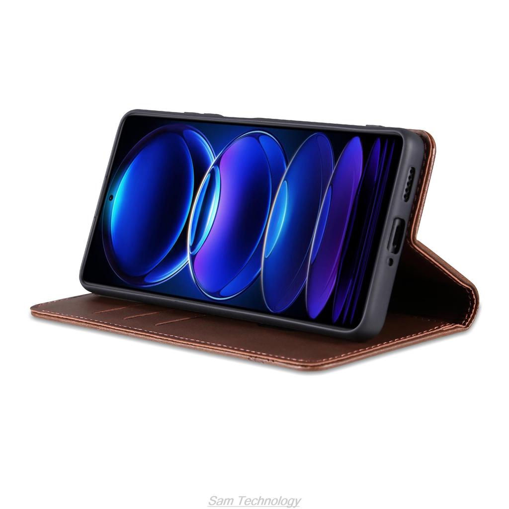 Роскошный магнитный адсорбционный кожаный чехол для Xiaomi Redmi Note 12 Pro+ plus 4G 5G Flip Cover Защитный чехол Fundas Coque