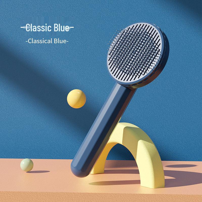 Pet Self-Cleaning Cat & Dog Massage Comb for Loose Hair Removal