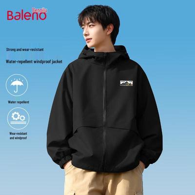 Мужская водонепроницаемая куртка с капюшоном Baleno Весна/Осень 2026