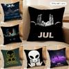 Рэпер J-Jul Cest Pas Des Lol Наволочка для подушки Шелковистый короткий плюш Невидимая молния Пылезащитная наволочка для диванной подушки Для домашнего декора