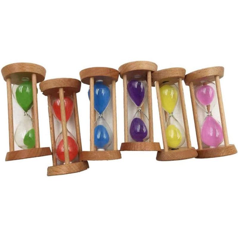 Набор деревянных песочных часов: Песочные часы на 1/3/5 минут для домашнего декора