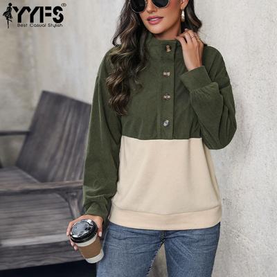 Женская мода повседневная осень-зима с длинным рукавом и воротником-стойкой, пуловеры и длинные рукава