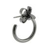 VIVIENNE WESTWOOD Серьги из латуни скульптурного дизайна Унисекс серьги Серебряные 6203008D-02P019
