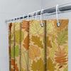 Fall Leaves Shower Curtain 3D Printed Fabric Shower Curtain For Bathroom Decor In Green Yellow Orange Brown Red Leaf Pattern Siz