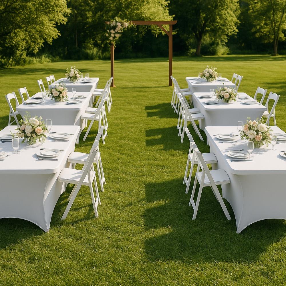 Washable High Stretch Tablecloth Universal Birthday Table Cover  Wedding Party