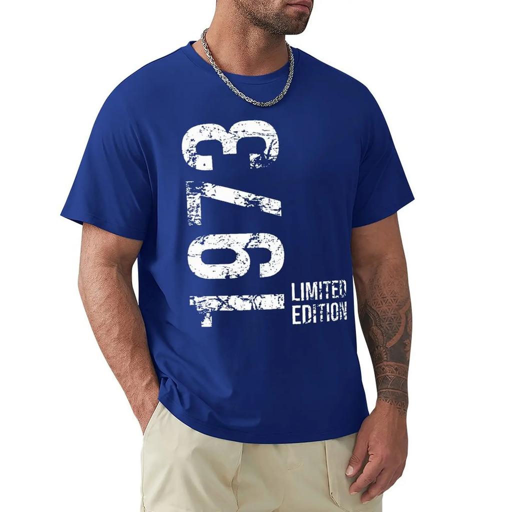 Новинка 50-е 50-е годы ретро винтаж 1973 футболки с рисунком хлопок уличная одежда короткий рукав подарки на день рождения летний стиль футболка мужская