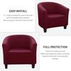 Housse de fauteuil - AIMOONSA - Cabriolet extensible - Vin rouge - Taille 70-90 cm - Anti-rayure