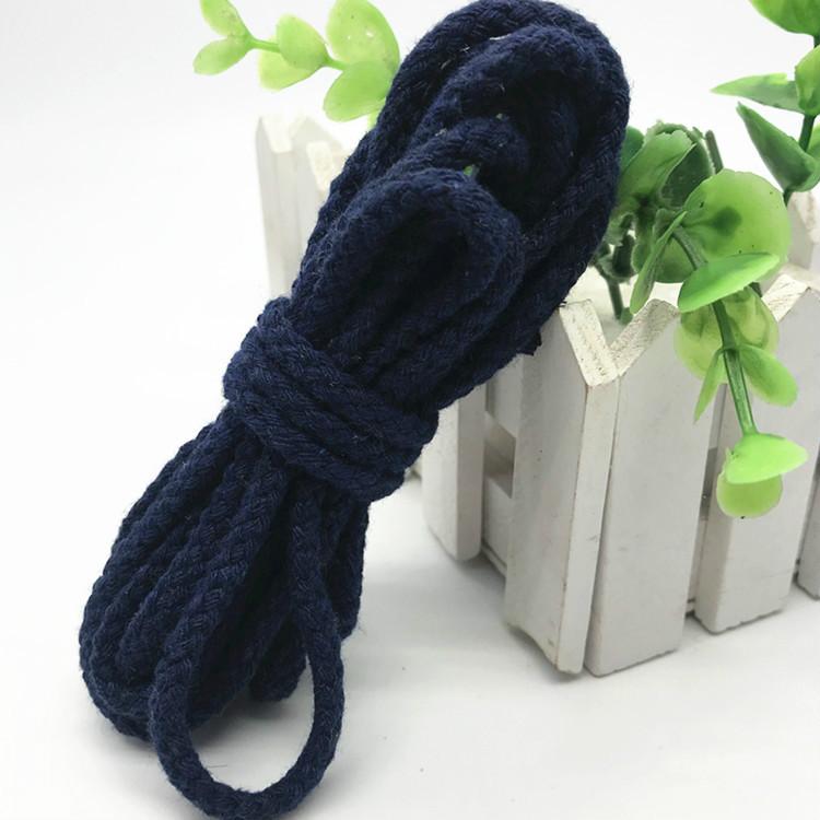 5meter 5mm/7mm Cotton Rope Craft Decorative Twisted Cord Rope For Handmade Decoration DIY Lanyard Thread Cord
