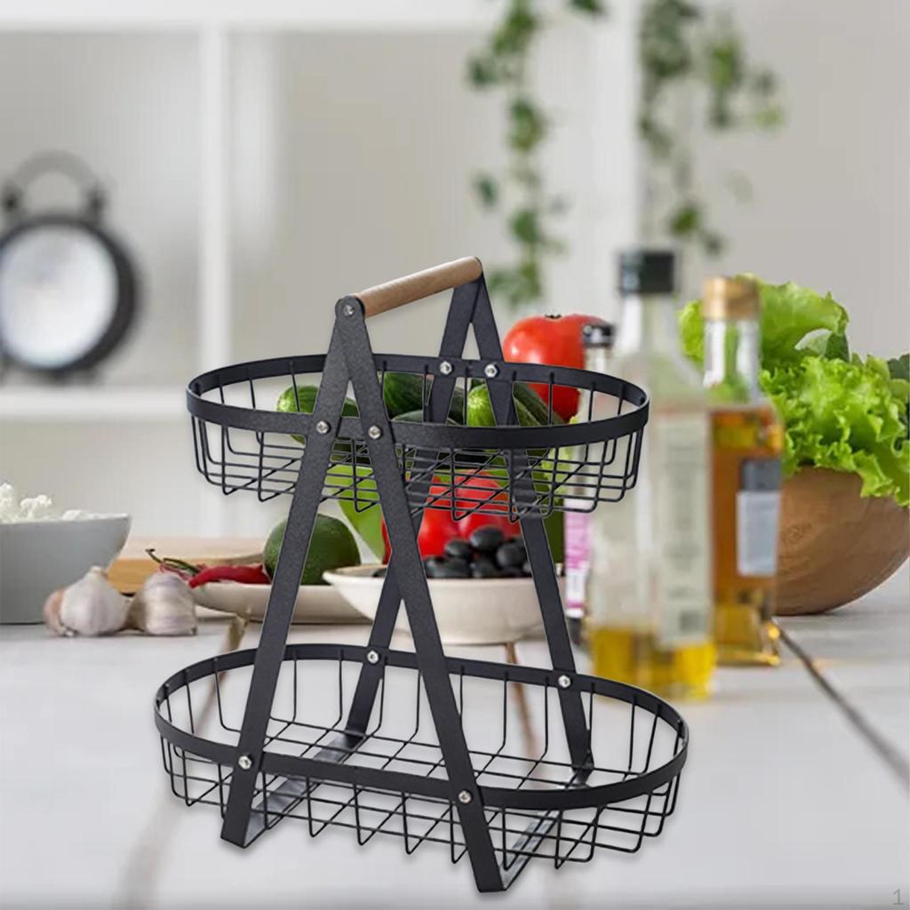 , Подставка для фруктов, 2 уровня, Корзина
