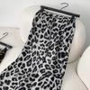 Юбка женская летняя повседневная универсальная леопардовая эластичная полуюбка свободная удобная юбка-бюстье большого размера