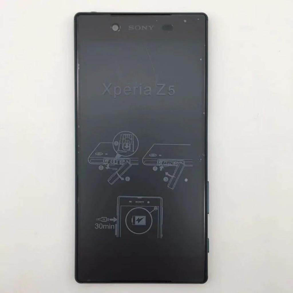Восстановленный Sony Xperia Z5 Оригинальный 4G LTE 3 ГБ ОЗУ 32 ГБ ПЗУ Сканер отпечатков пальцев Разблокированный смартфон