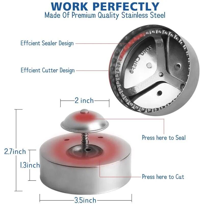 Форма для запечатывания гамбургеров и пирогов, круглая форма для хлеба из нержавеющей стали, DIY сэндвич-резак для выпечки, форма для резки сэндвичей из нержавеющей стали