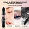 5D Curly Volume Mascara 24 Hour Waterproof Long Lasting Smudge Proof Eyelash Makeup