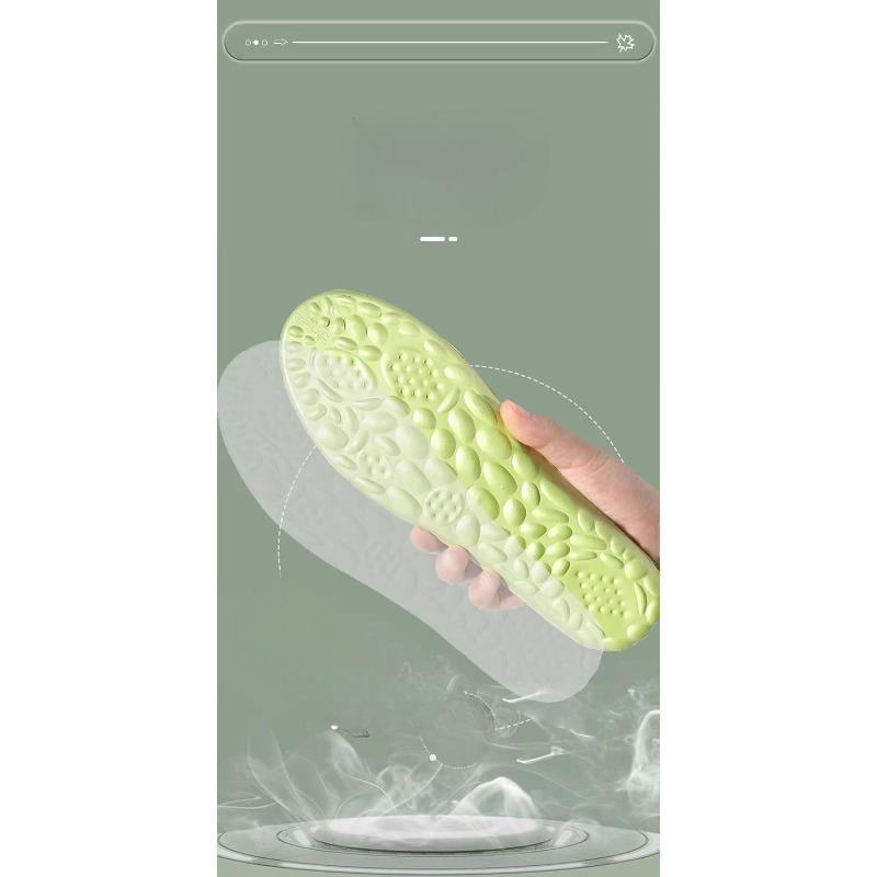 Ультракомфортные и дышащие стельки - 1 пара, мягкая пена, подходят для спортивной обуви и повседневной одежды.