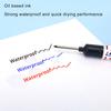 Yousheng 5Pcs Long Head Deep Hole Markers Carpenter Ink Marker Pens Quick-Drying Waterproof Colorful Carpenter Pens Marking Tools