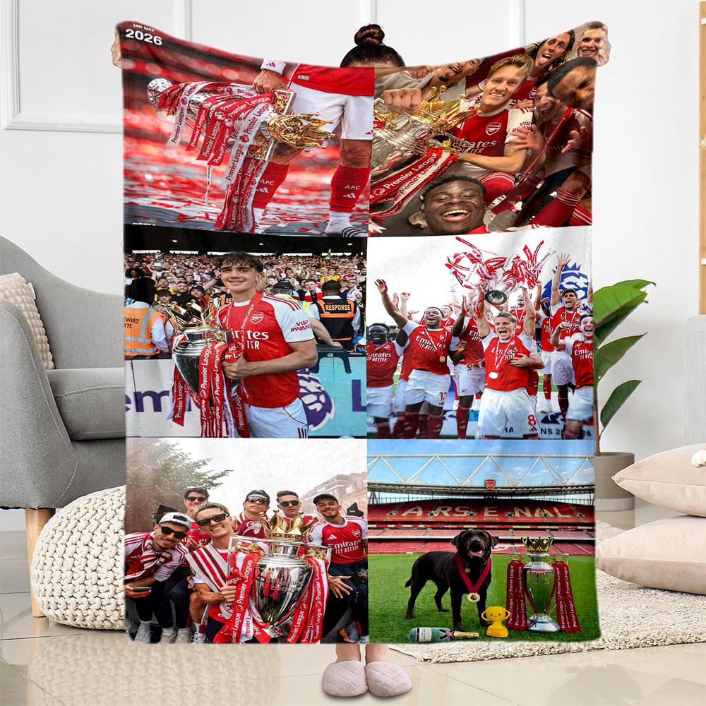 Arsenal Blanket Durable Comfort Perfect for Livingroom Bed Picnics Four Seasons Universal Digital Print Birthday Christmas Gift Blanket