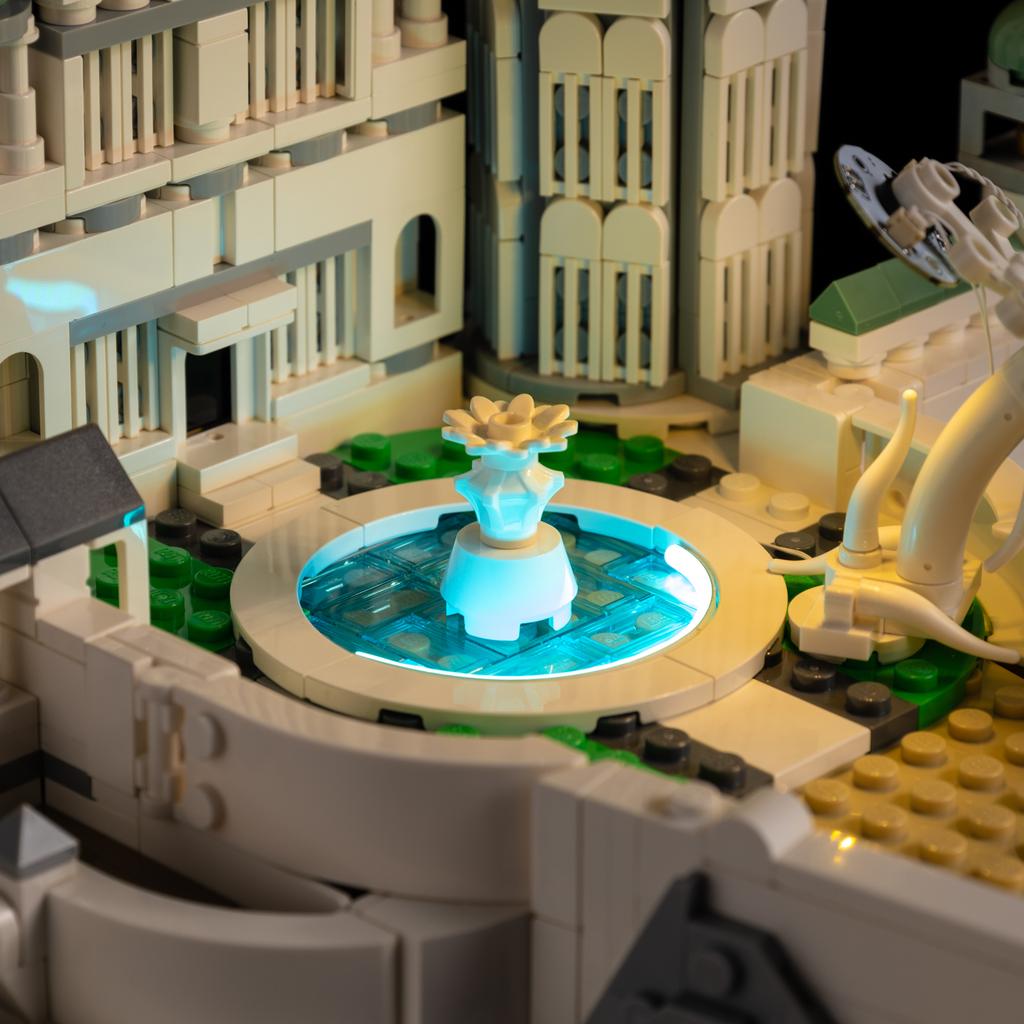Набор светодиодной подсветки своими руками для Lego 11377 Властелин Колец: Минас Тирит™ Световой набор Конструктор Игрушка Декор Регулируемые световые аксессуары