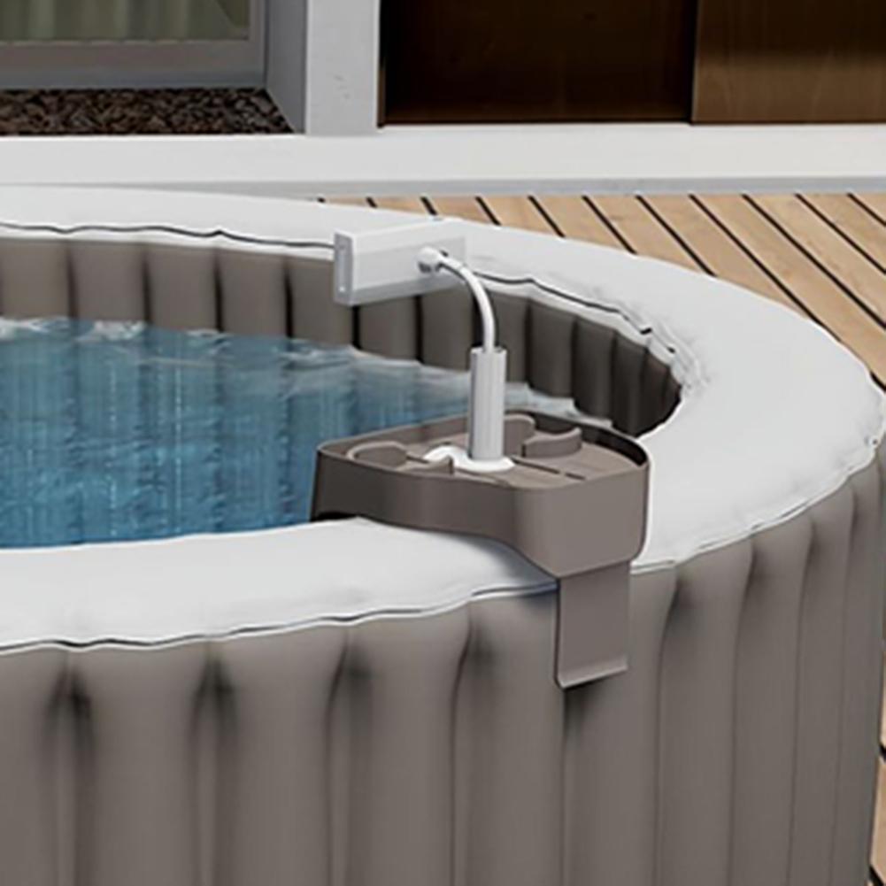 Clip-on Pool Cup Holder Phone Holder Pool Beverage Drink Tray Summer Accessory