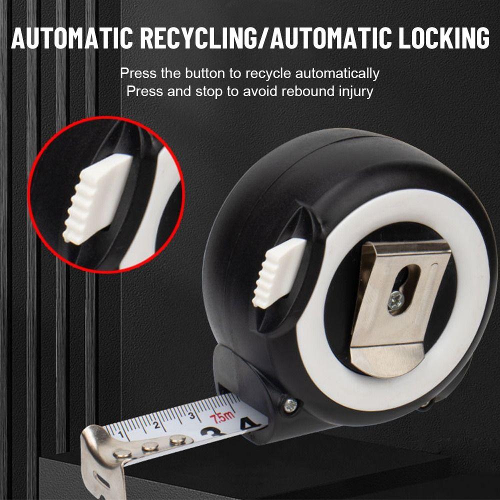 Высокоточная износостойкая утолщенная 3/5/7.5/10м измерительная стальная рулетка