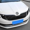 Car Sticker Skoda 2025 Hot 8/9/10cm Emblem Car Front Hood Badge Rear Trunk Sticker for Skoda Octavia Rapid Fabia S Logo Superb K