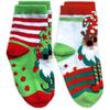 Jefferies Socks детские Праздничный Гном Пушистые тапочки Нескользящие 2 пары