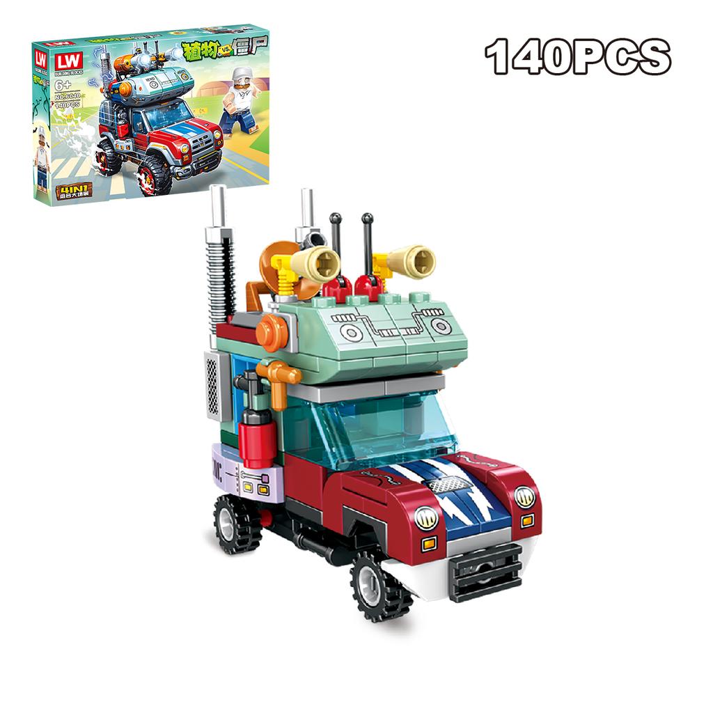 Нетоксичные Новые Растения против Зомби 3 Pvz Игрушки Строительные Блоки Полный Набор Подарок Для Детей В Коробке Детские Куклы Фигурка Строительная Модель