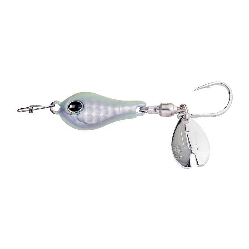 Abu Garcia Nuts Blade 30G Glow Silver SSNTSBLD30G-GLWSR Джиг-блесна для скумбрии и морского окуня