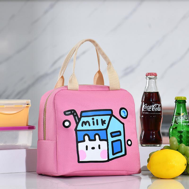 Портативная изолированная термосумка для еды для пикника, коробка для обеда, сумка-тоут с героями мультфильмов, сумки-холодильники для свежих продуктов, сумка для женщин, девочек, детей, подарок