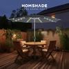 Patio Umbrella SY10L 9ft UPF50+ 800H Fade Resistant 8 Umbrella Frame with Lamp Bead