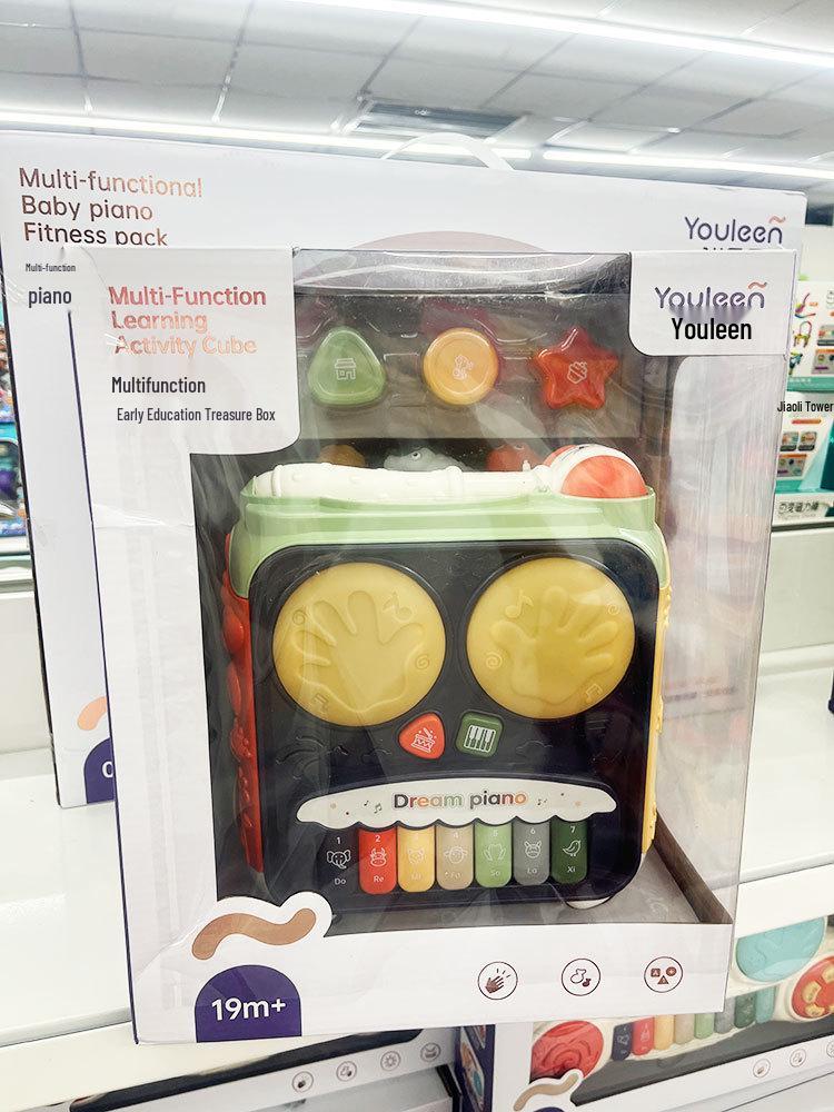 Yuele'en Набор погремушек и прорезывателей для новорожденных: Развивающая игрушка для захвата для 0-6 месяцев