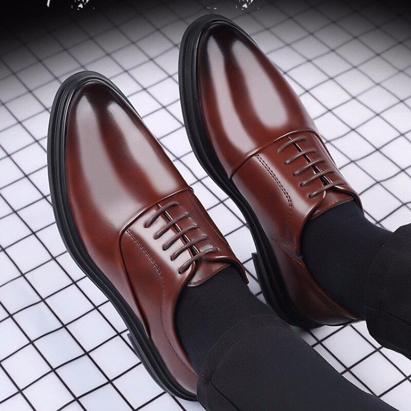 Деловые формальные черные кожаные туфли. Мужские модные повседневные модельные туфли. Классические итальянские формальные оксфорды для мужчин.