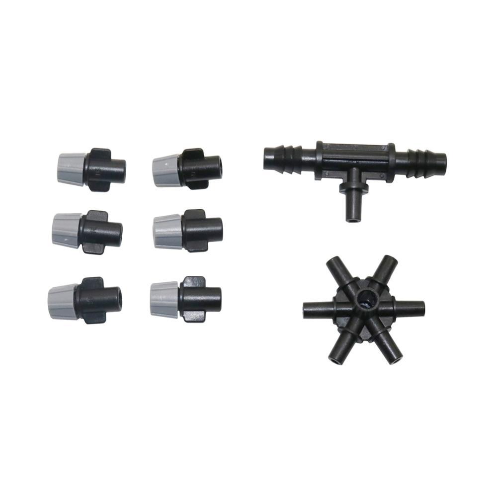 1 Pc Multi-nozzle Gray Sprinkler Garden Greenhouse Irrigation Sprayer Agriculture tools Water Fogger Cooling Misting Nozzle