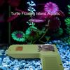     Floating Island   Pet Reptile   Supplies Aquarium Ornament(Green)