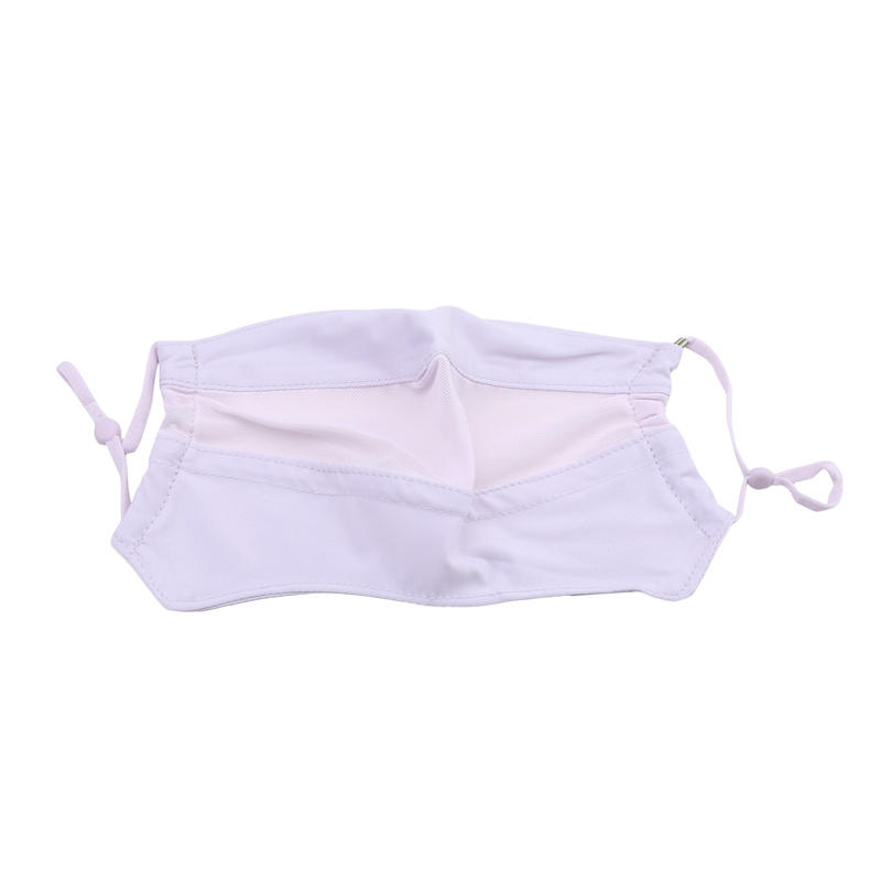 Открытая солнцезащитная маска для женщин и девочек, ледяной шелк, для лица, для бега, спортивная, дышащая, сетчатая, для лица