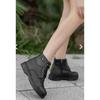 Women's Black Furry Casual Comfortable Cold and Waterproof Sturdy Non-Slip Sole Women's Boots