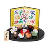 Seto Togei 2025 Zodiac Figurine, Compact, Snake, New Year's Decoration, Good Luck, Miniature Zodiac Ornament, Shoho Kiln 165