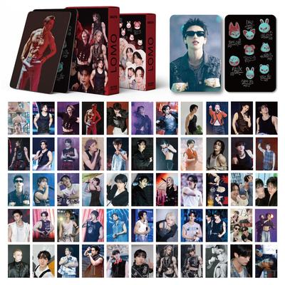 Новые 55 шт. K-pop стикеры для парней, Полароид, Новый альбом, Корейская звезда, Карточки Ломо, Карты с принтом Po, Набор для фанатов, Открытка SKZ HOLLOW, Развлекательная для детей 2