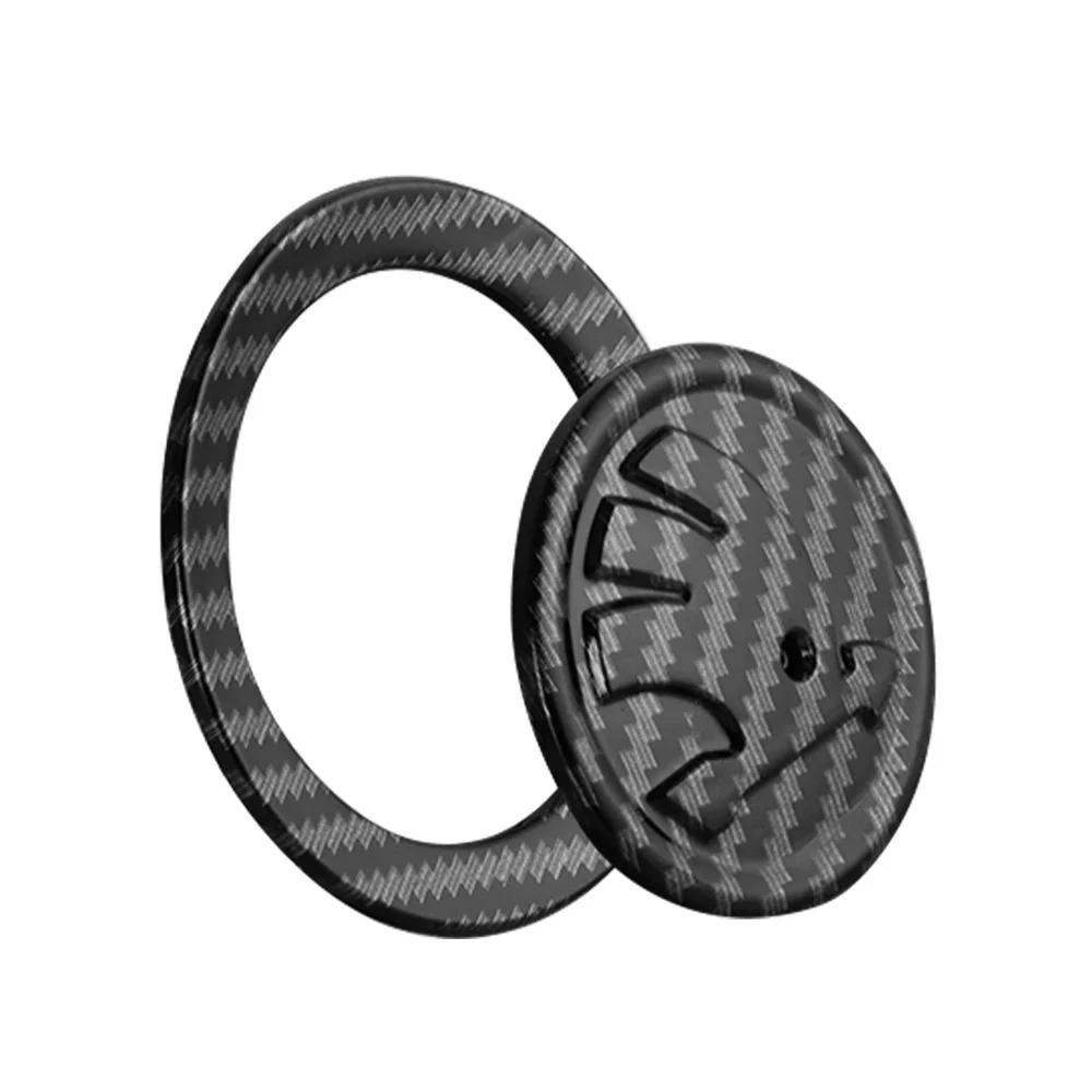 Car Sticker 47mm Car Interior Steering Wheel Sticker Decorative Accessories For Skoda Superb Octavia Rapid Kodiaq Kamiq Karoq Fa