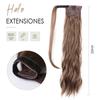 EASIHAIR Long Wavy Curly Wrap Around Clip In Ponytail Hair Extension Synthetic Pony Tail Fake Hair Brown Blonde False Afro Hairpieces Wig