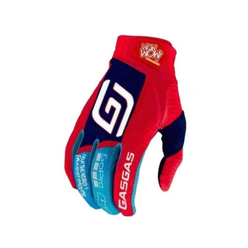 24TLD Four-color Red and Blue Color Scheme Off-road Motorcycle Riding Outdoor Sports Gloves Non-slip and Wear-resistant