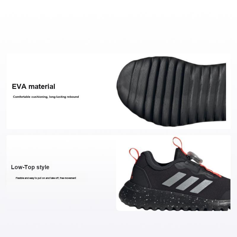 adidas Activeflex Boa 3.0 Удобная амортизация Теплый отскок Низкие повседневные кроссовки Детские повседневные кроссовки Черный IG0589