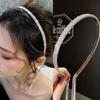 2022 Fashion Shiny Rhinestone Hairbands For Women Hair Hoop Long Tassel Hair Band Hoop Korean Headband Wedding Accessories Gifts