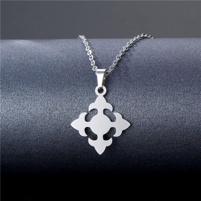 [New Titanium Steel Short Choker Necklace Hip Hop Street Pendant Chain For Trendy Girls Night Out Accessories]