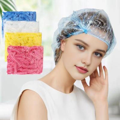 100 шт. шапочка для душа одноразовая защита ушей свободный размер шапочка для ванны водонепроницаемая прозрачная парикмахерская шапочка для душа