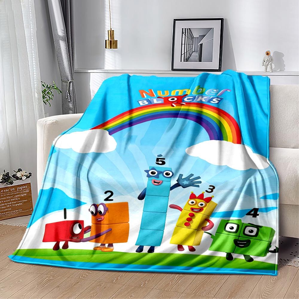 Numberblocks Blanket Ultrasoft Great For Sofa Bedding Couch Four Seasons Universal Modern Style Best Holiday Gift For Friends Family