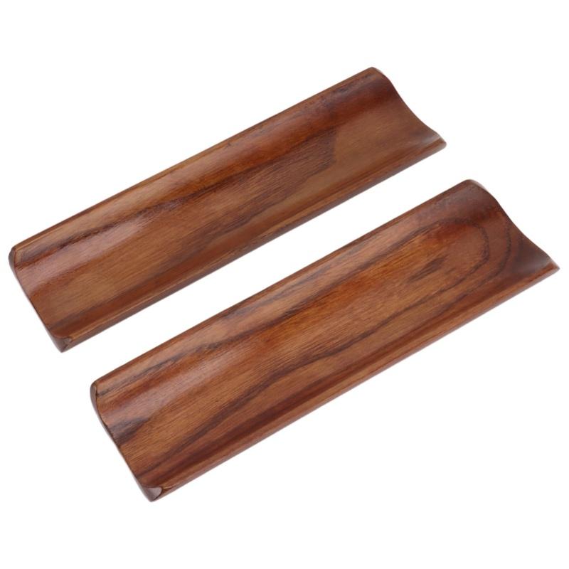 2 шт. Тарелка для суши Длинная прямоугольная тарелка Деревянная Японский стиль 7,2x2,1 дюйма Поднос для крекеров Вечеринка Дом